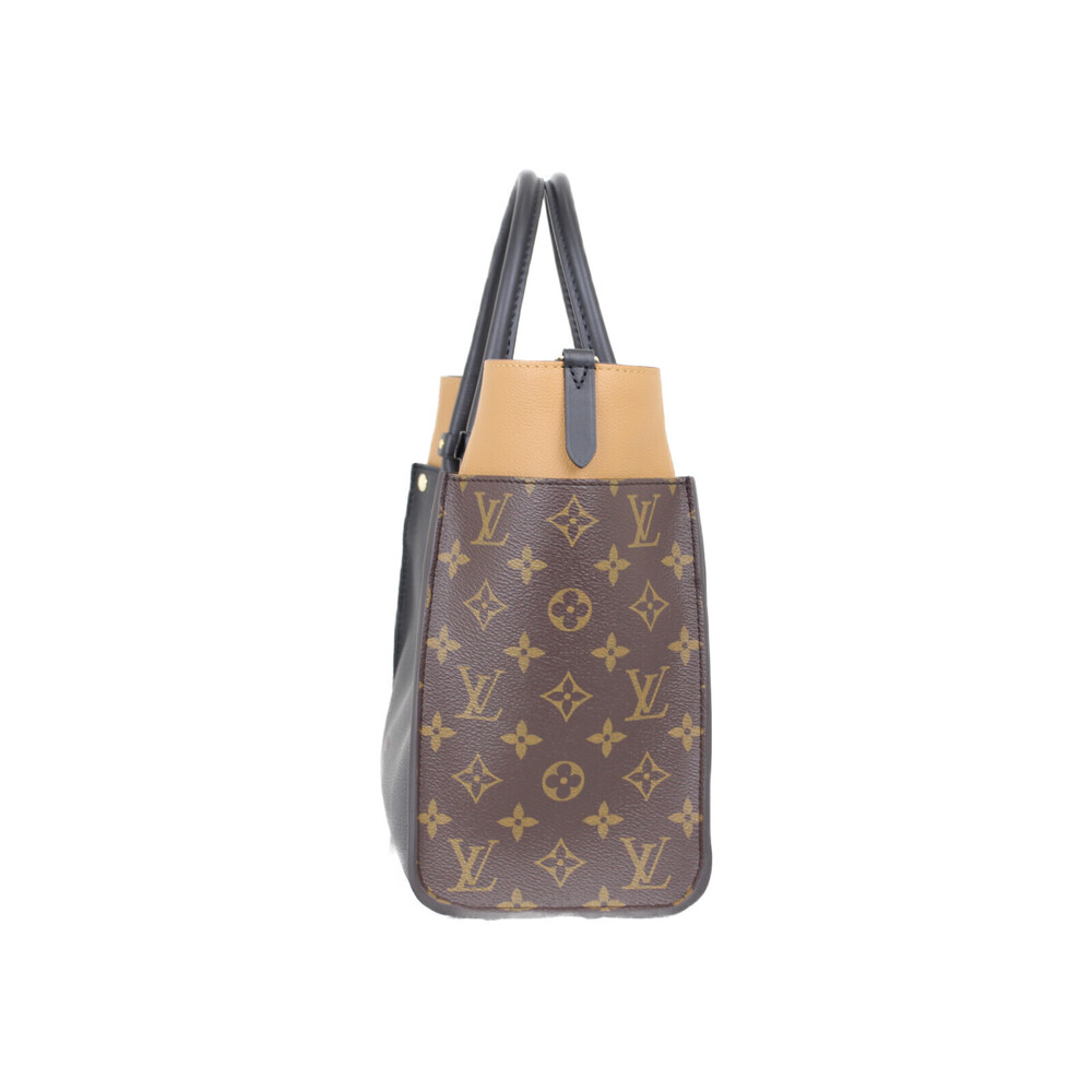 Louis Vuitton Side On Tan Beige Black My Brown Handbag